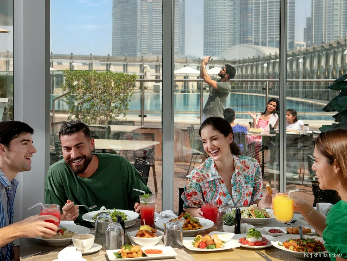 Ristorante Burj Club incluso nel biglietto cena del Burj Khalifa