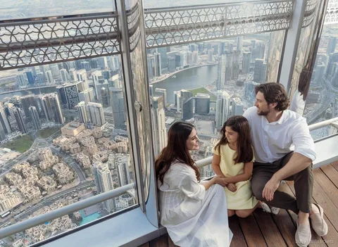 Entrada sin colas usada para las entradas de acceso rápido al Burj Khalifa