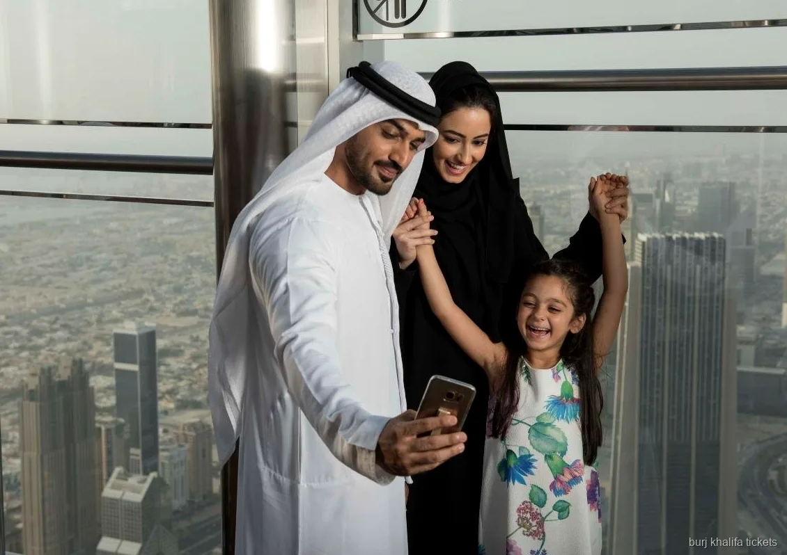 Vista del Burj Khalifa desde el mirador Sky Views Dubai
