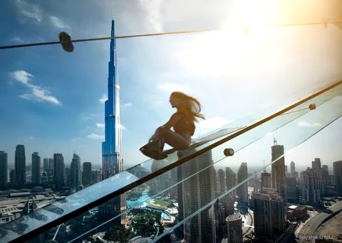 Burj Khalifa SKY Level 148 lounge included in the Sky Views combo ticket