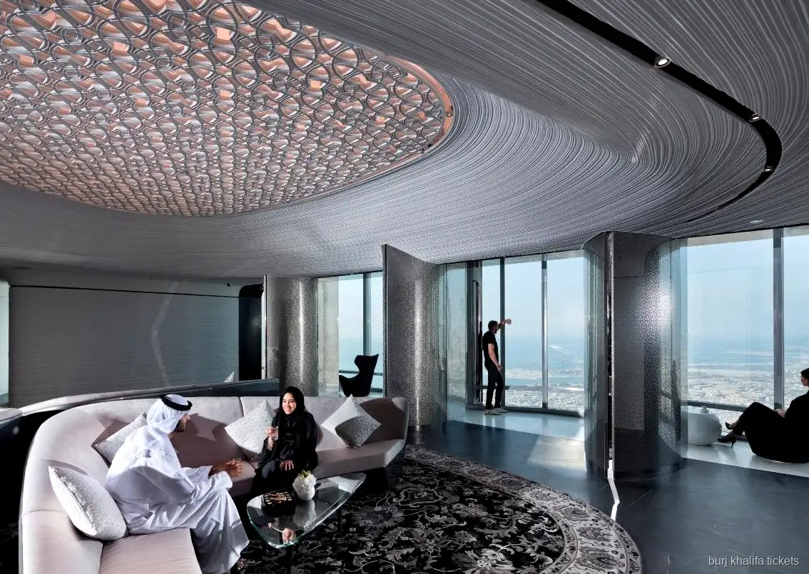 Glass slide at Sky Views Dubai, an optional extra on the Burj Khalifa combo ticket